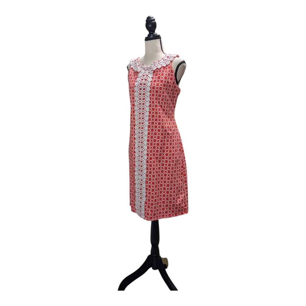 Charter Club Red and White Patterned Dress - Picture 4 of 8